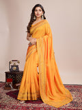 Emroidery silk saree