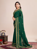 Emroidery silk saree