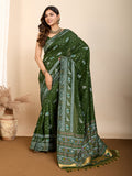 Maslin silk dola saree