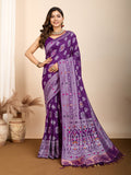 Maslin silk dola saree