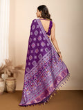 Maslin silk dola saree