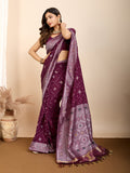 Maslin silk dola saree