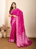 Maslin silk dola saree