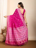 Maslin silk dola saree