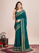 Emroidery silk saree