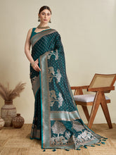 Soft silk zari design saree