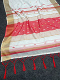 Soft linen saree