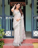 Premium soft linen saree