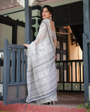 Premium soft linen saree