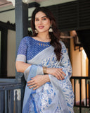 Premium soft linen saree