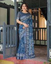 Premium soft linen saree