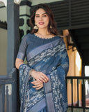 Premium soft linen saree