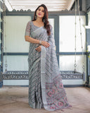 Premium soft linen saree