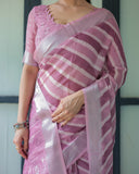 Premium soft linen saree