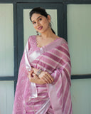 Premium soft linen saree