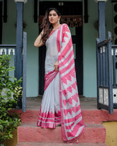 Premium soft linen saree