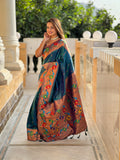 soft paithani silk saree
