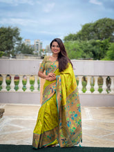 soft paithani silk saree