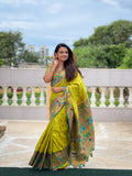 soft paithani silk saree