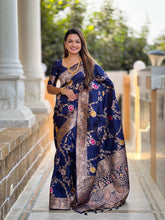 soft banarasi silk saree