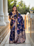 soft banarasi silk saree