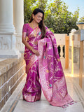 soft banarasi silk saree