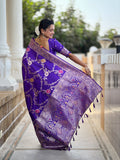 soft banarasi silk saree