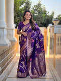 Soft banarasi silk saree