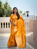 Soft banarasi silk saree
