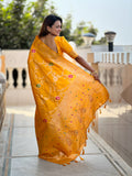 Soft banarasi silk saree