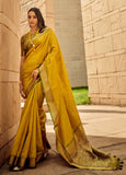 Soft khadi raw silk saree