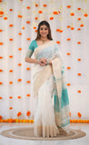 Soft linen saree