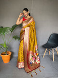 New polka paithani design saree