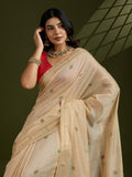 Premium soft muga cotton paithani saree