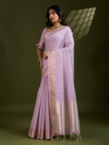 Premium soft tissue linen silk saree