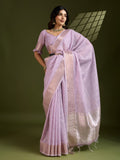 Premium soft tissue linen silk saree