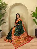 Soft premium paithani silk saree