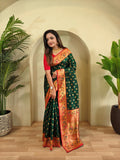 Soft premium paithani silk saree