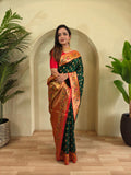 Soft premium paithani silk saree