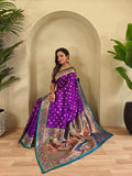 Soft premium paithani silk saree