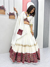Navratri Special Gamthi work Lehenga choli