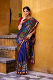 Viscos chanderi premium silk saree