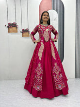 New designer lahenga choli shrug