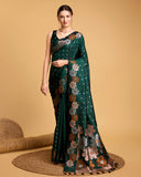 soft silk jacquard work saree