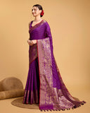 Silk base cotton saree