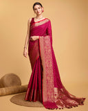 Silk base cotton saree