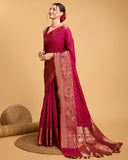 Silk base cotton saree
