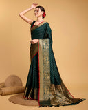 Silk base cotton saree