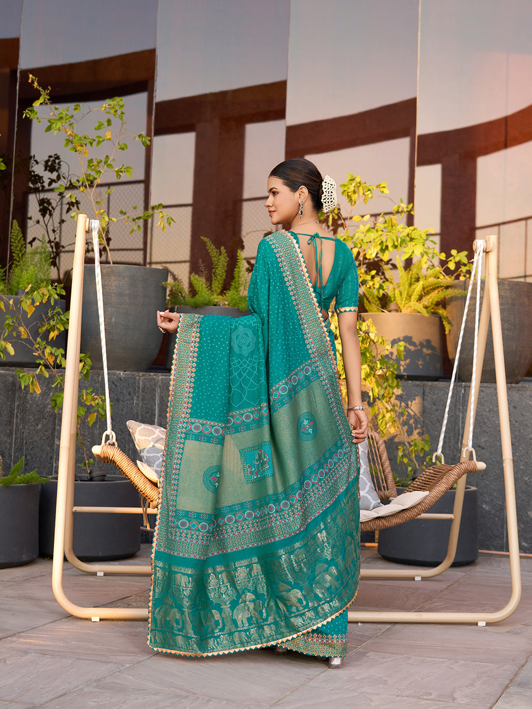 Wedding cotton saree