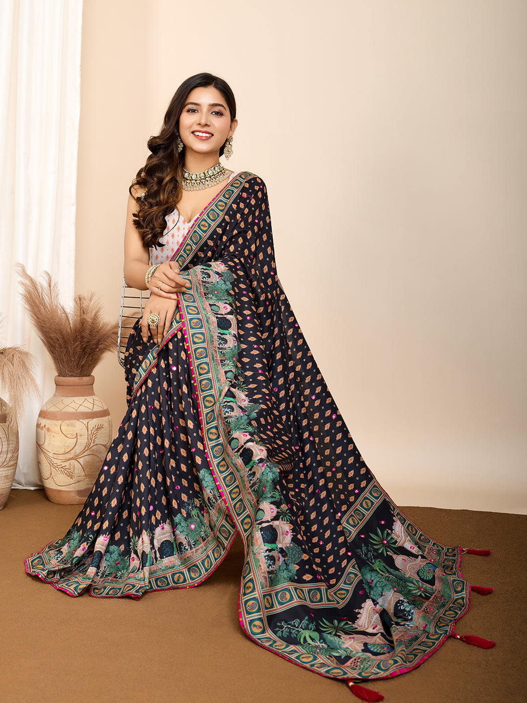 Traditional cotton saree